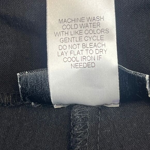 Joe B Wrap Skort XL Black Minimalist Retro Y2K Preppy Dark Academia Mini Skort - Picture 9 of 9